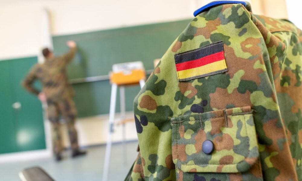 Njemacka zastava na rukavu uniforme