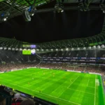 Ilustracija nogometnog stadiona