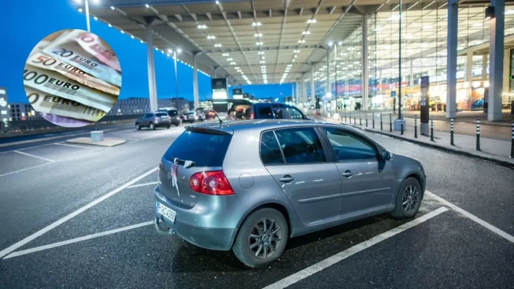 Parkirani Golf na aerodromu u Berlinu