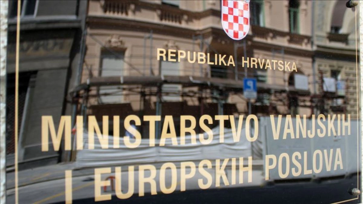 Tabla na MVEP Hrvatska u Zagrebu