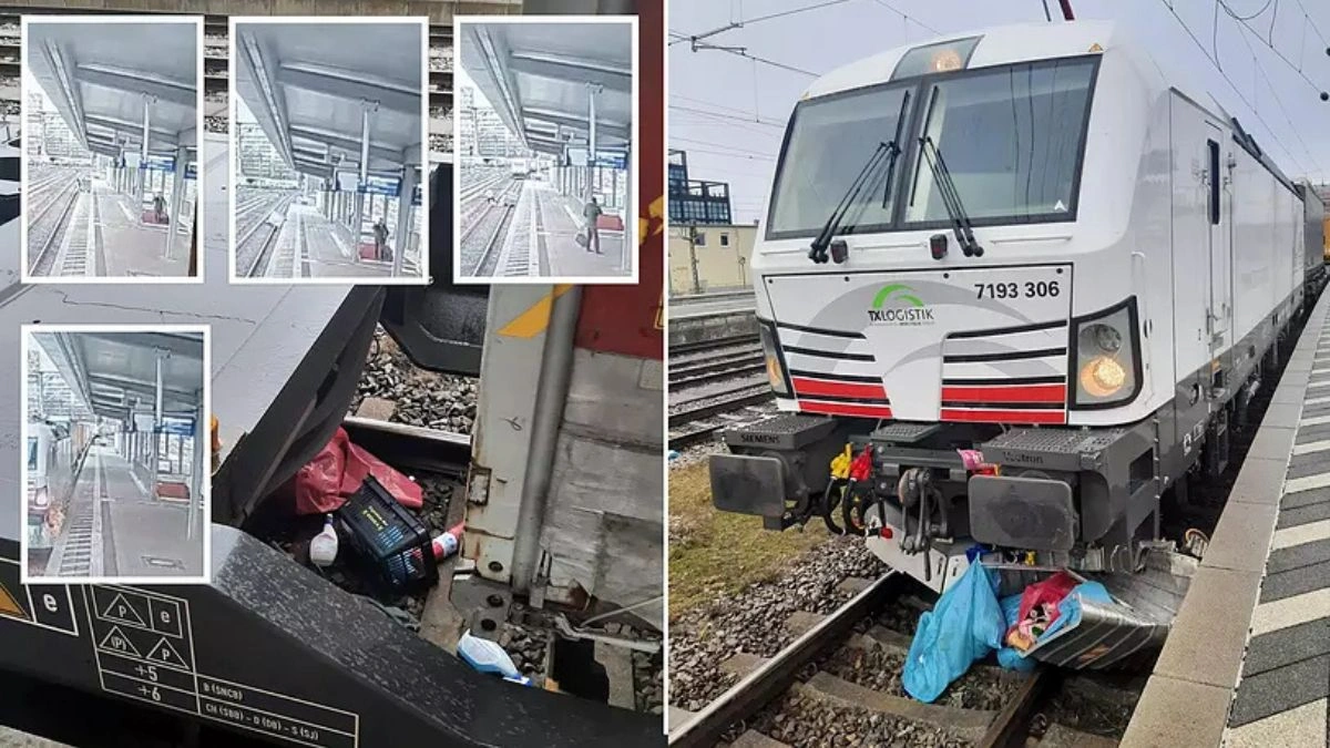 Vlak na Ostbahnhofu u Münchenu