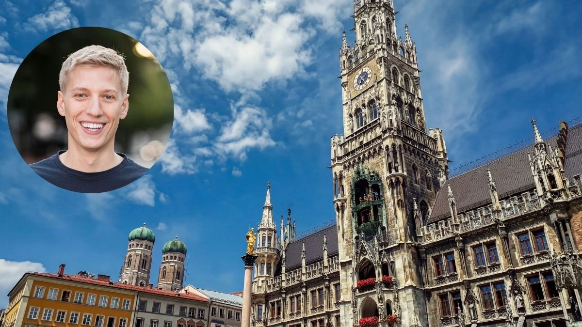 Pobjeda Dominika Krausea u Münchenu uz prikaz gradske vijećnice Marienplatz