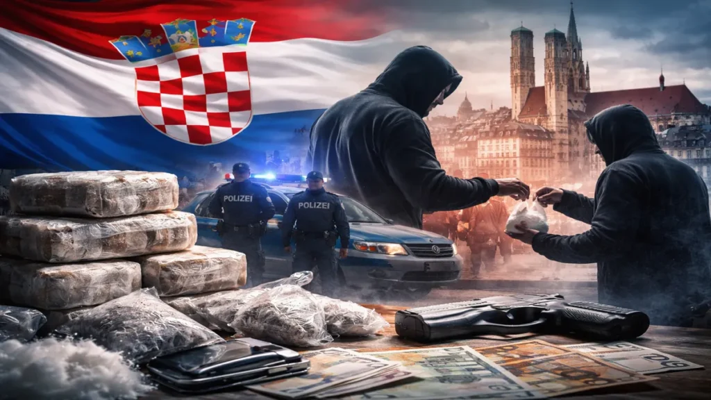 Policijska akcija i trgovina drogom u Münchenu uz simboliku kriminalne mreže