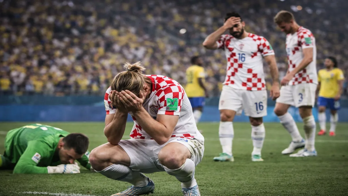 Hrvatski nogometaši razočarani nakon poraza od Brazila u pripremnoj utakmici