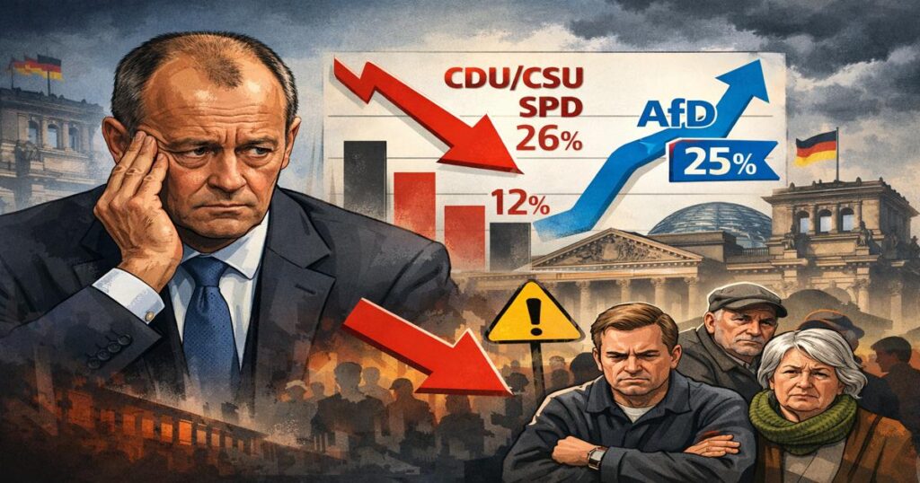 Friedrich Merz i pad popularnosti njemačke vlade uz nezadovoljne građane