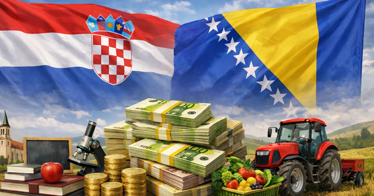 Financijska potpora Hrvatske Hrvatima u Bosni i Hercegovini