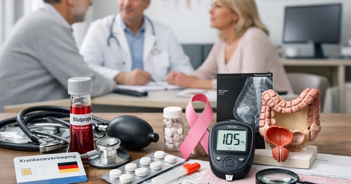 Preventivni liječnički pregled u Njemačkoj, mjerenje tlaka i razgovor s liječnikom