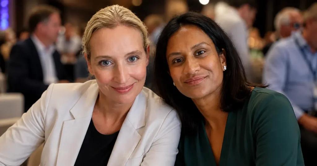 Sarah Bossard i Alice Weidel zajedno na javnom događaju