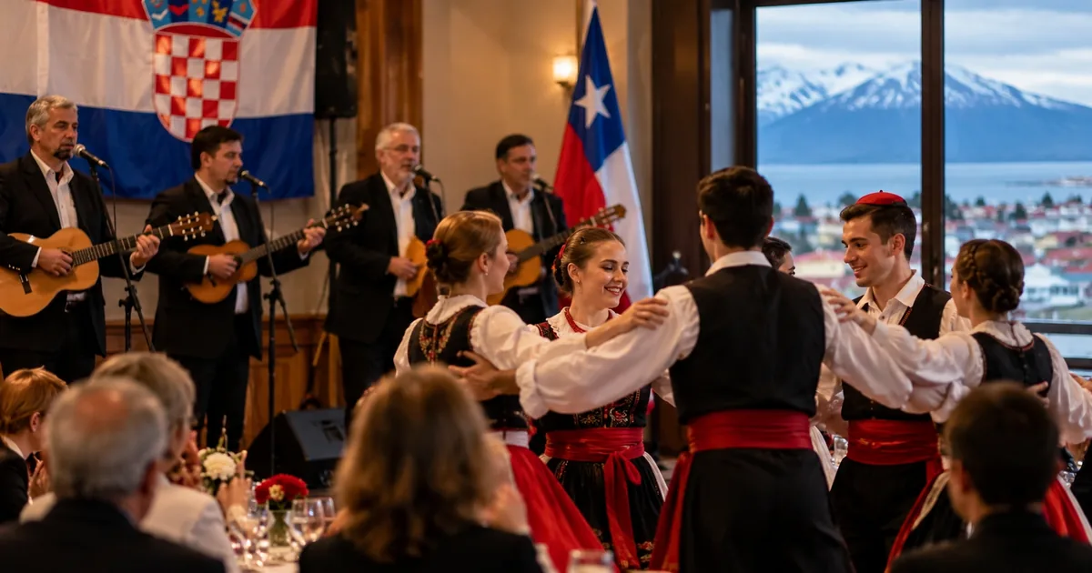 Hrvati u Čileu čuvaju dalmatinsku kulturnu baštinu kroz tradicionalnu pjesmu i folklorne plesove u Punta Arenasu.